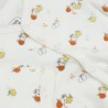 Close-up of the velour pajama print
