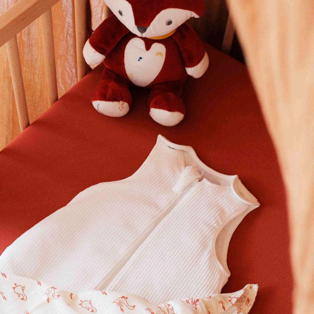 Newborn sleeping bag - White corduroy Trois Kilos Sept - 6