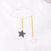 Disegno di nuvola con stelle cadenti