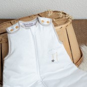 Einfacher weißer Schlafsack