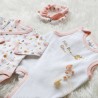 Baby girl birth set - Little flower - 4 pieces Trois Kilos Sept - 5