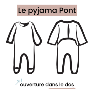 dors bien bébé ouverture dans le dos