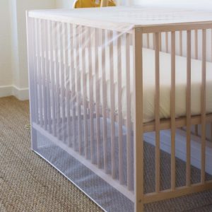 moustiquaire zipée lit de bébé