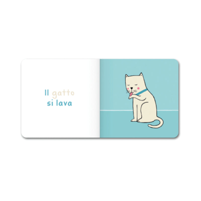 Libro cartonato "Ci laviamo!"